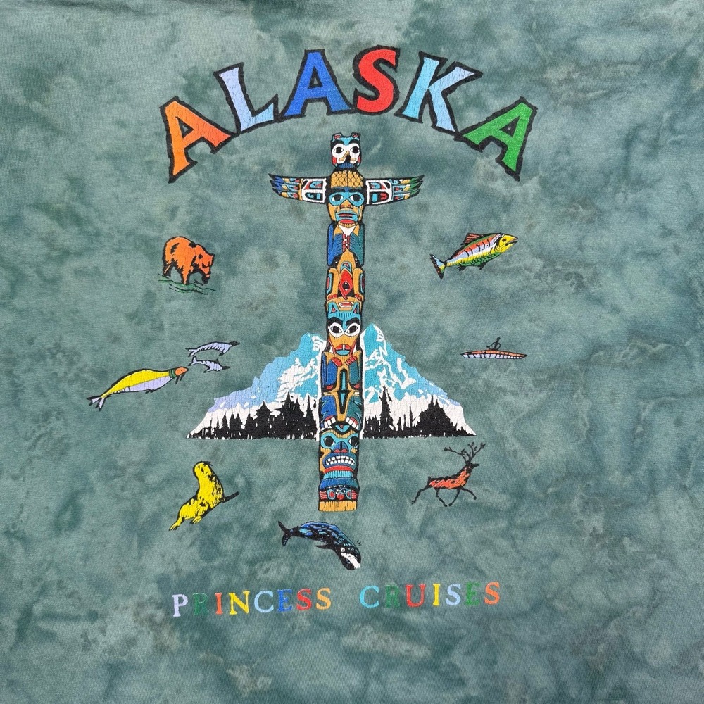Vintage Y2K Alaska Nature T-Shirt - Picture 5 of 6